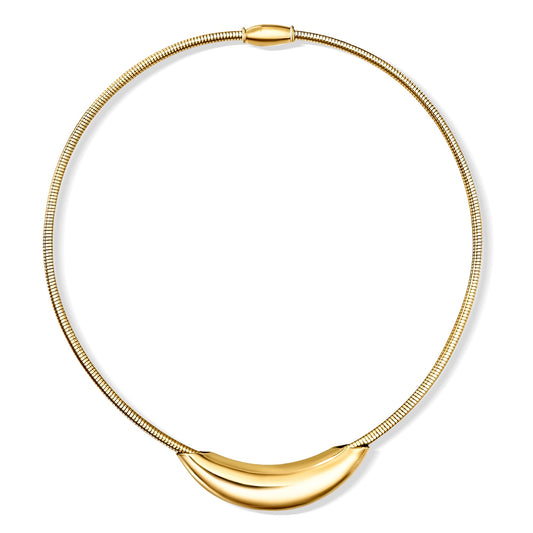 Ellie Vail Winslet Curved Pendant Necklace
