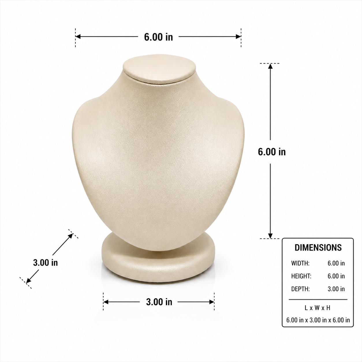 Ellie Vail - Small Bust Necklace Display