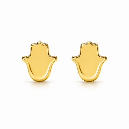 Hamsa Stud Earring