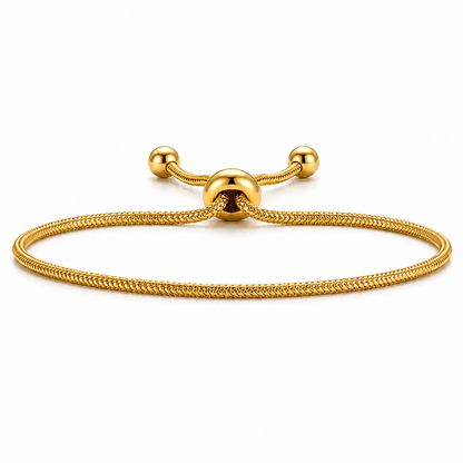 Lourdes Round Snake Chain Bracelet