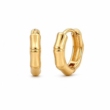 Bex Bamboo Mini Hoop Earring