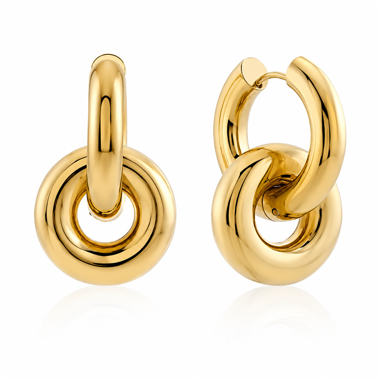Solana Interlocking Hoop Earring