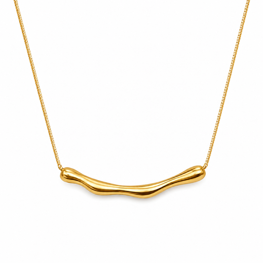 Seema Bamboo Pendant Necklace