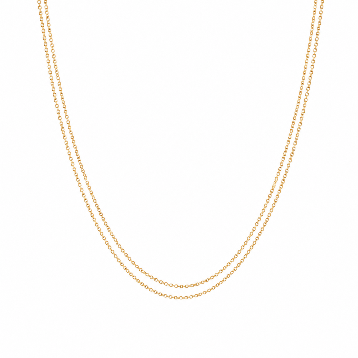 Vicki Double Chain Choker Necklace