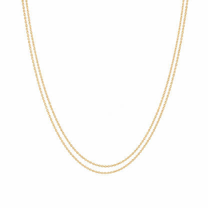 Vicki Double Chain Choker Necklace