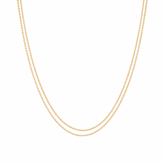 Vicki Double Chain Choker Necklace