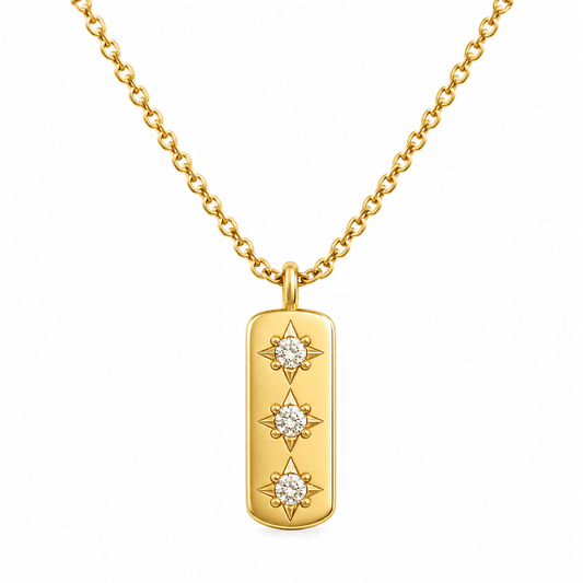 Coven North Star Tag Pendant Necklace