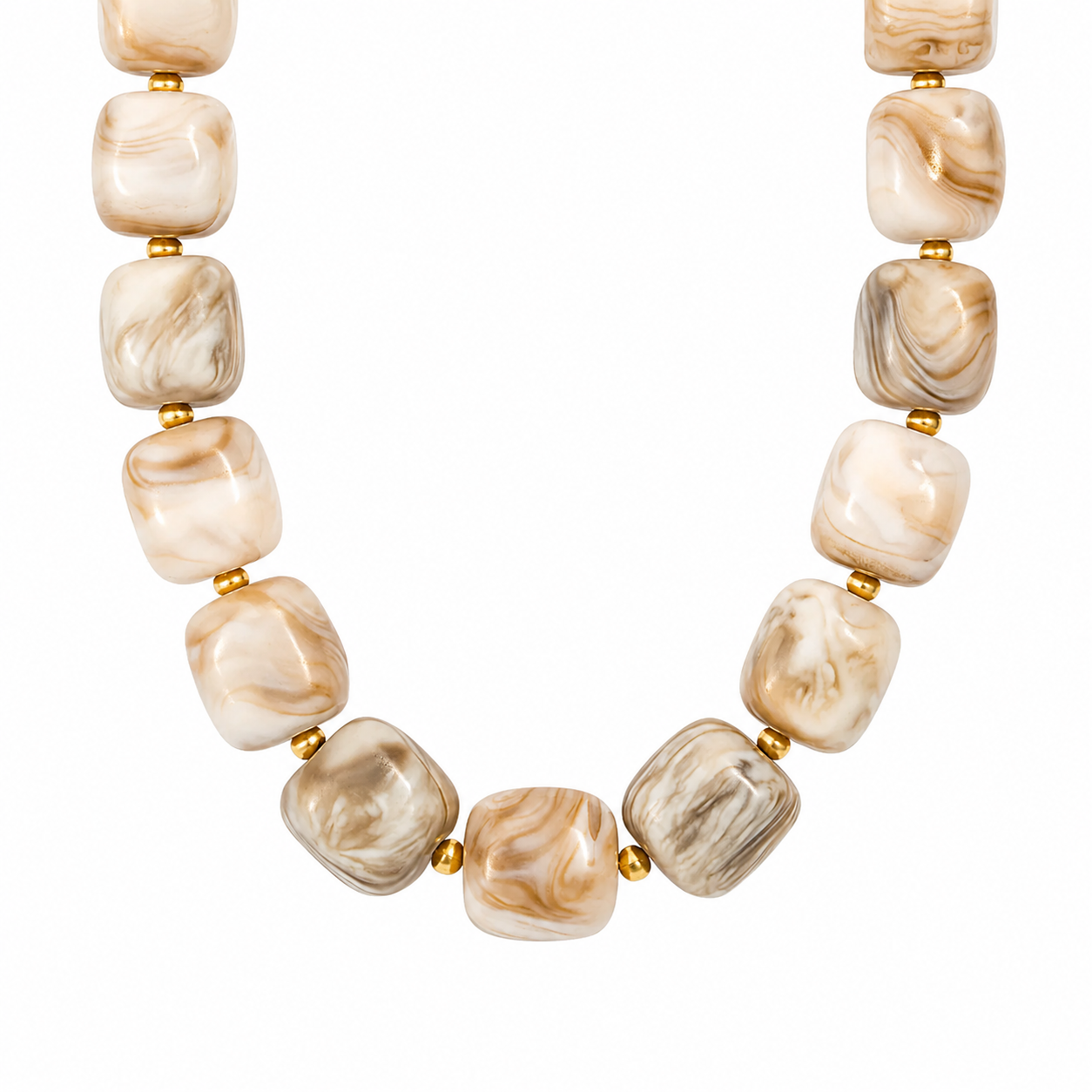 Uma Oversized Beaded Necklace
