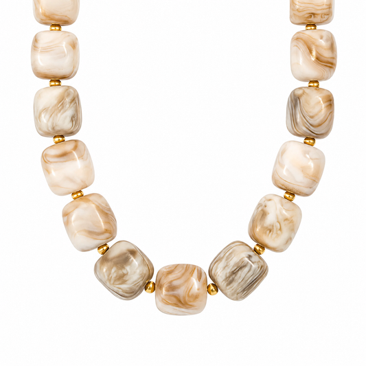Uma Oversized Beaded Necklace