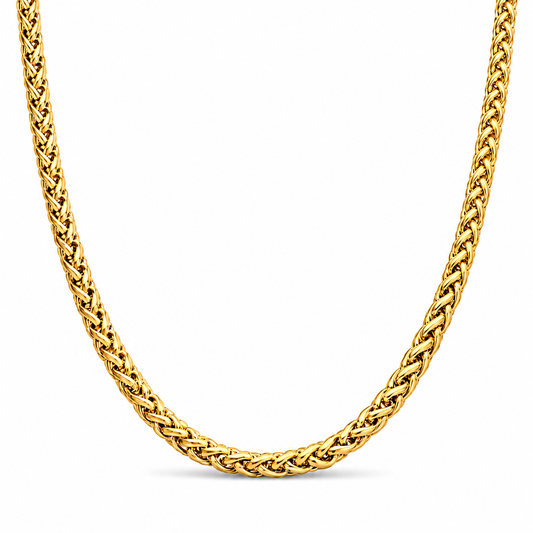 Romy Wheat Chain Choker Necklace