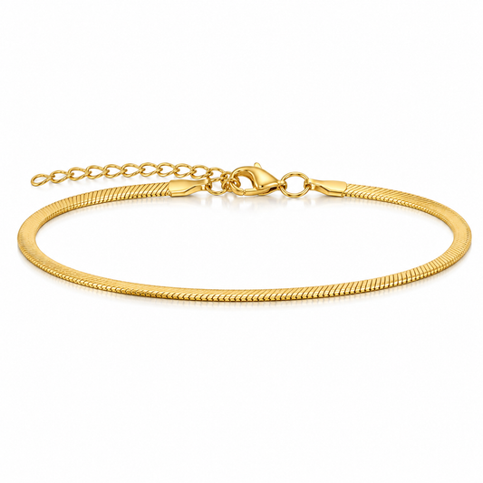 Nic Herringbone Chain Bracelet