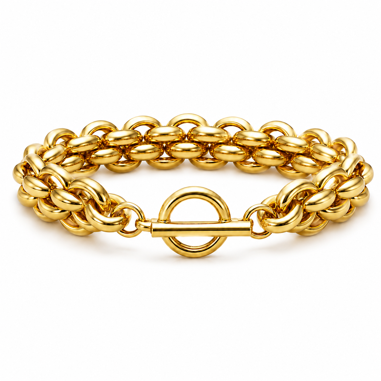 Rosalinda Chunky Chain Toggle Bracelet