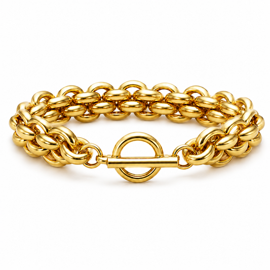 Rosalinda Chunky Chain Toggle Bracelet