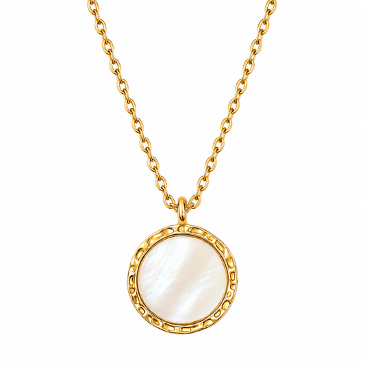 Alba Mother Of Pearl Pendant Necklace