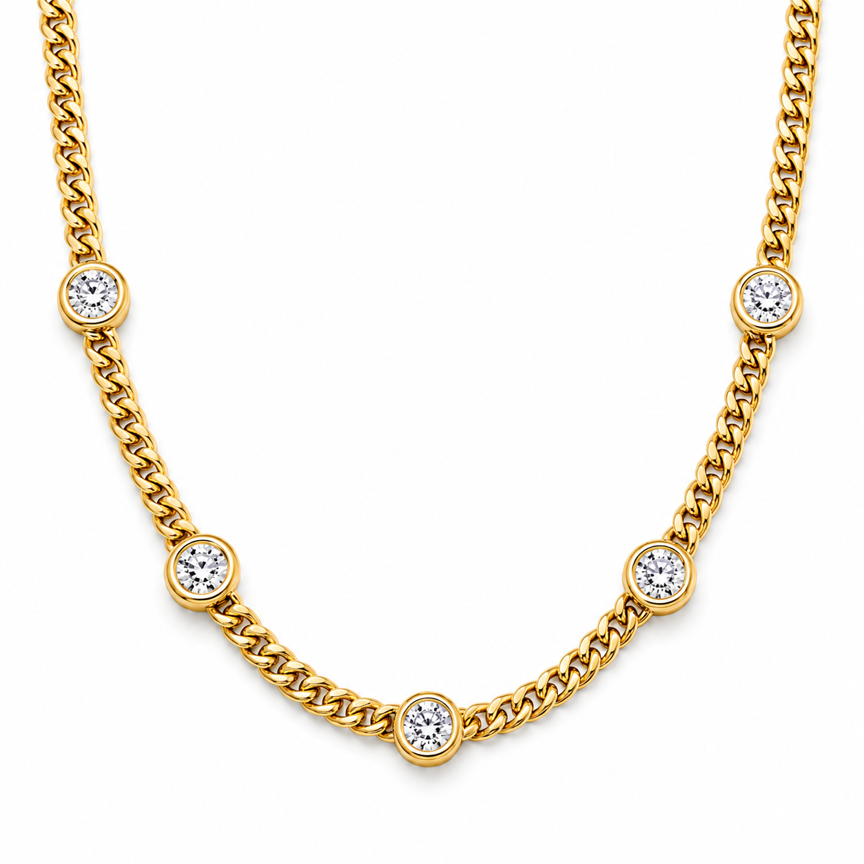Ellery Bezel Chain Necklace