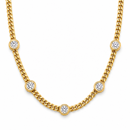 Ellery Bezel Chain Necklace