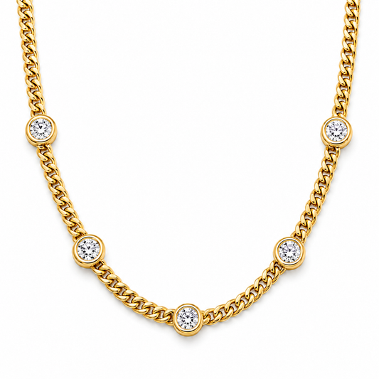 Ellery Bezel Chain Necklace