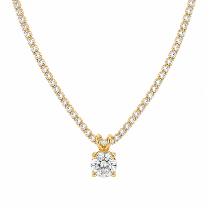 Phoebe Tennis Pendant Necklace