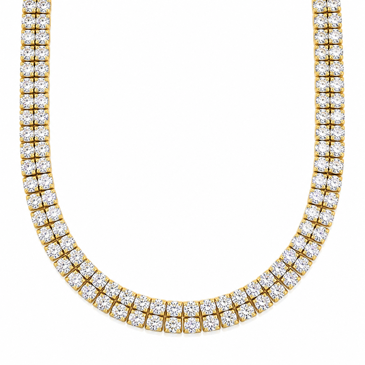 Rosie Double Tennis Choker Necklace