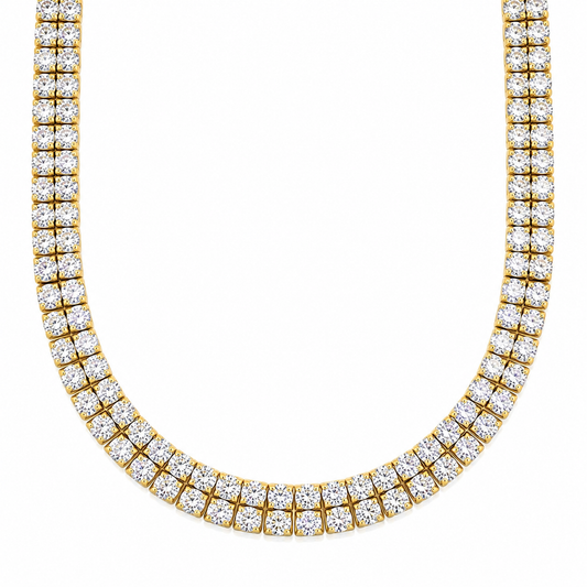 Rosie Double Tennis Choker Necklace