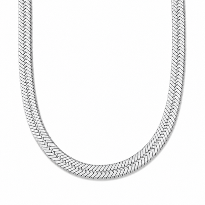 Paola Herringbone Chain Necklace