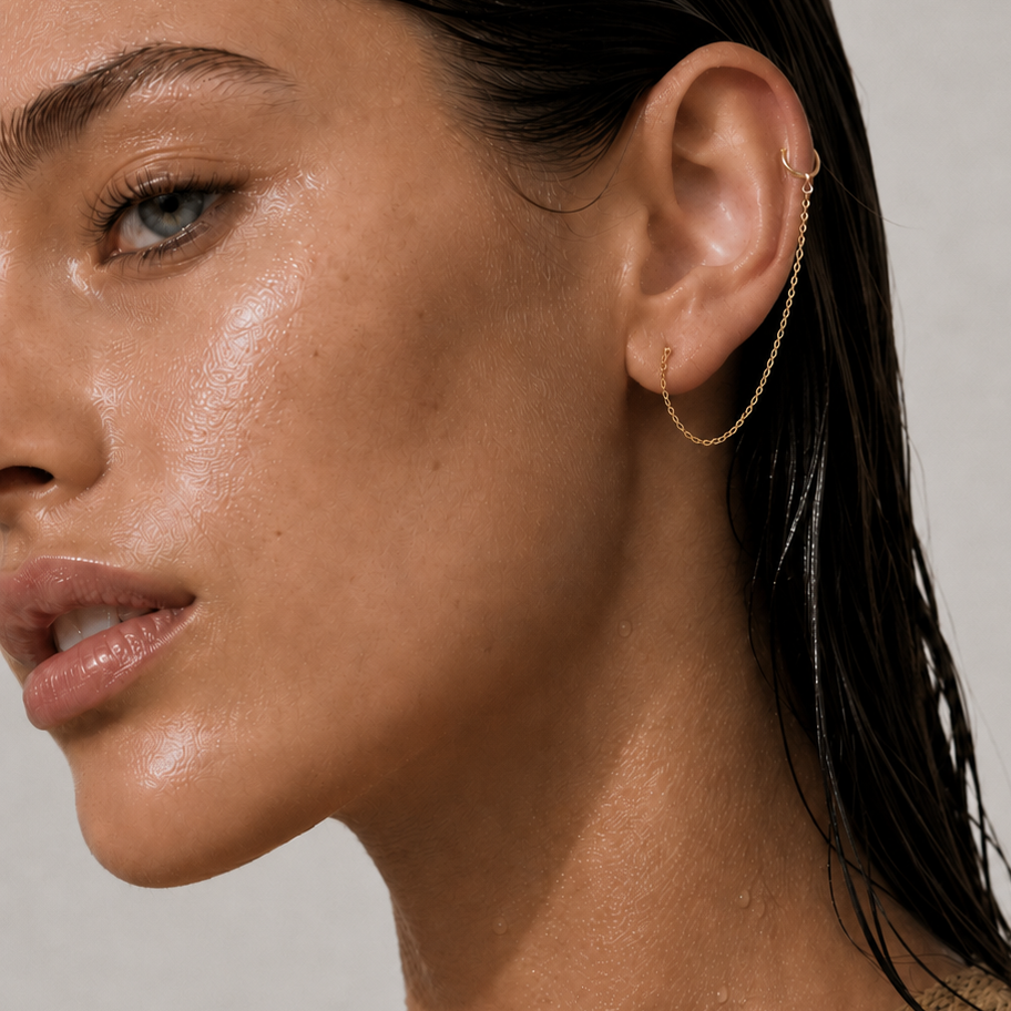 Maris Ear Chain Cuff