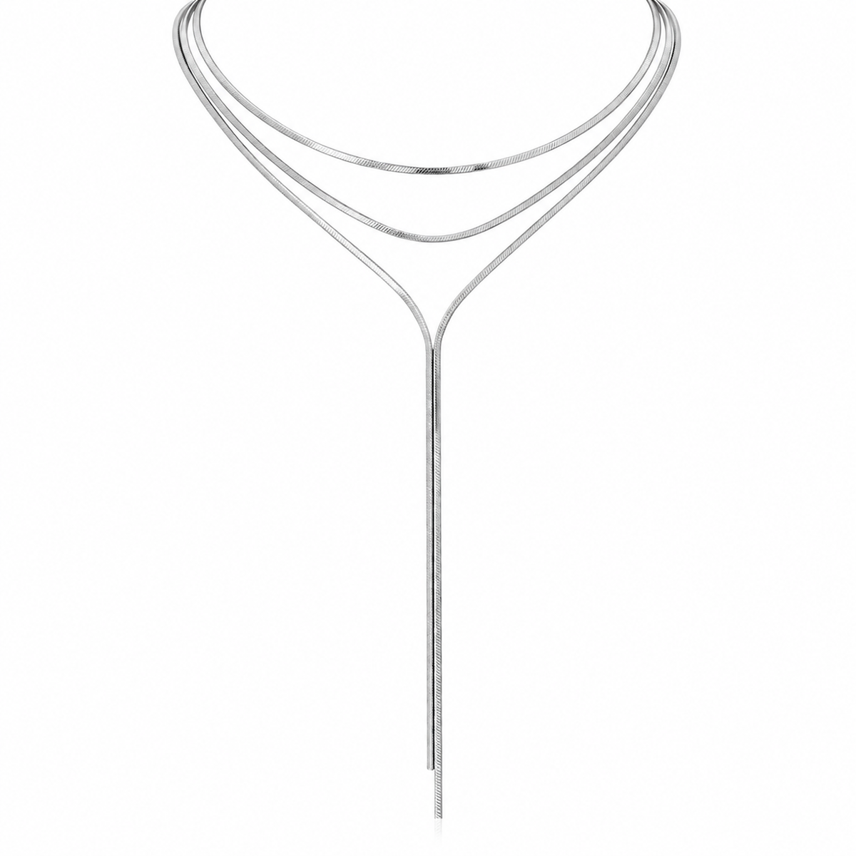 Elarina Layered Lariat Necklace