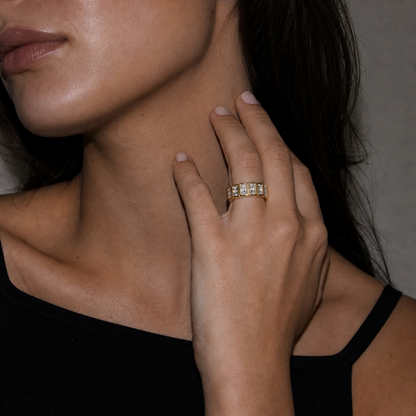 Noa Radiant Bezel Eternity Ring