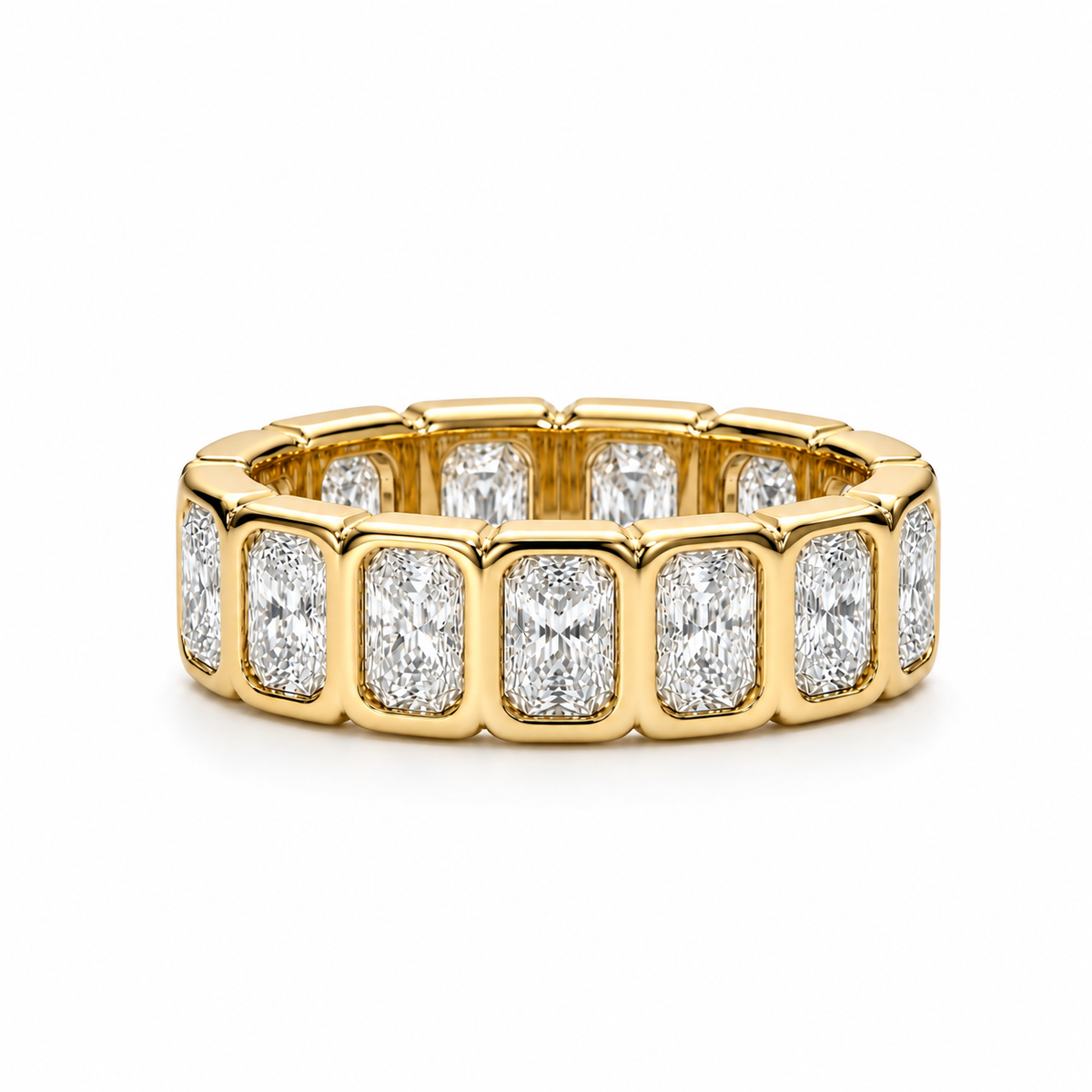 Noa Radiant Bezel Eternity Ring