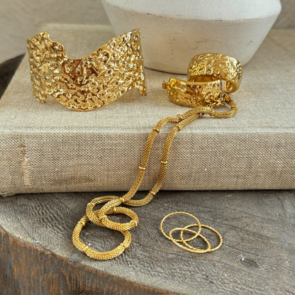 Tabitha Hammered Cuff Bracelet