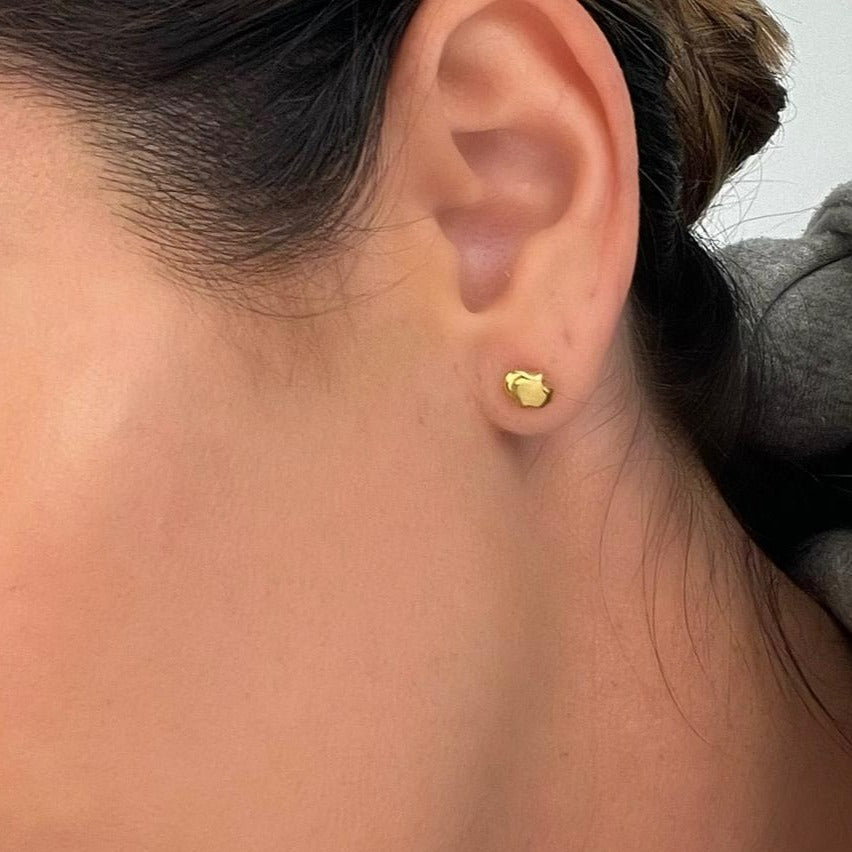 Hamsa Stud Earring