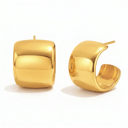 Zadie Wide Hoop Earring