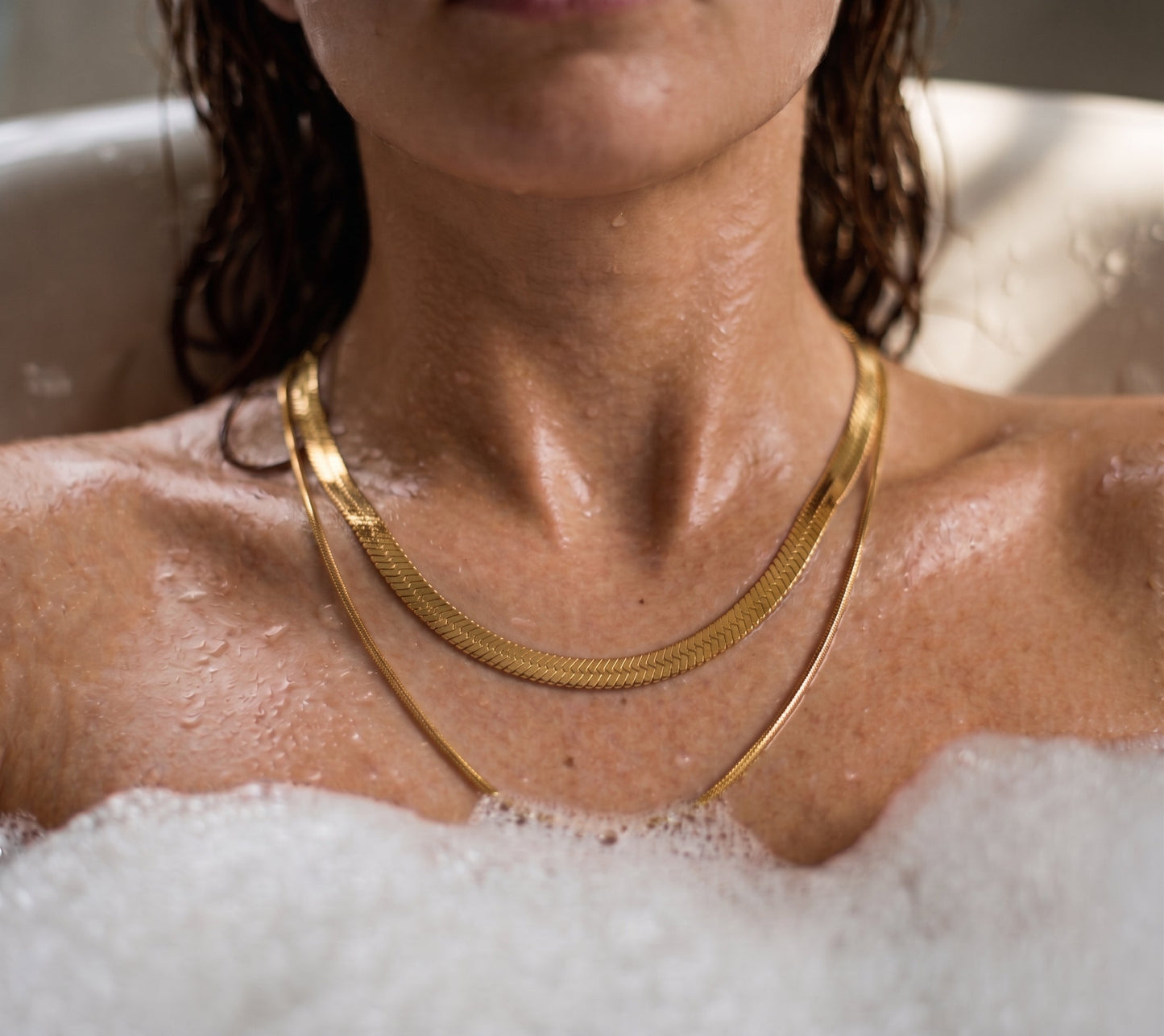 Cassia Double Chain Necklace