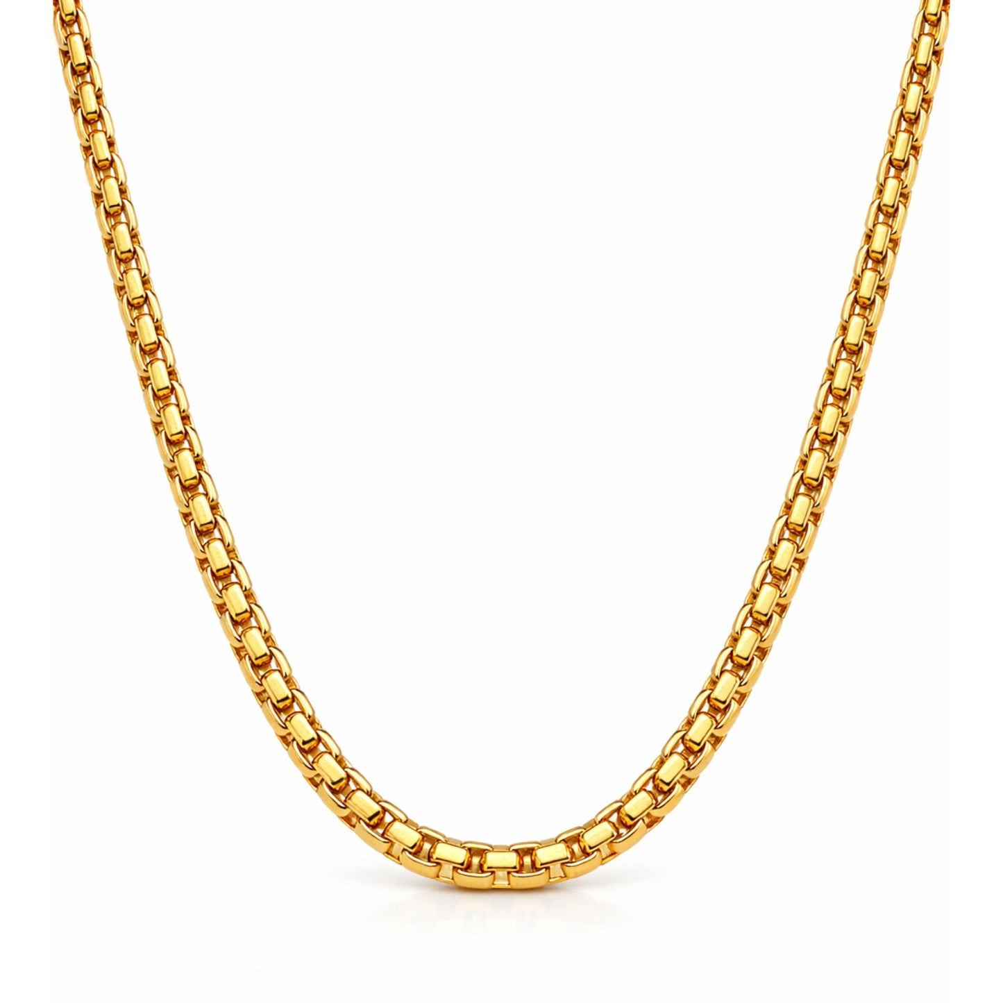 Sylvie Round Box Chain Necklace