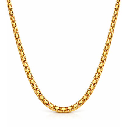 Sylvie Round Box Chain Necklace