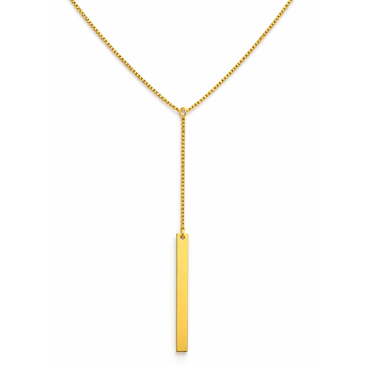 Vionetta Lariat Bar Necklace