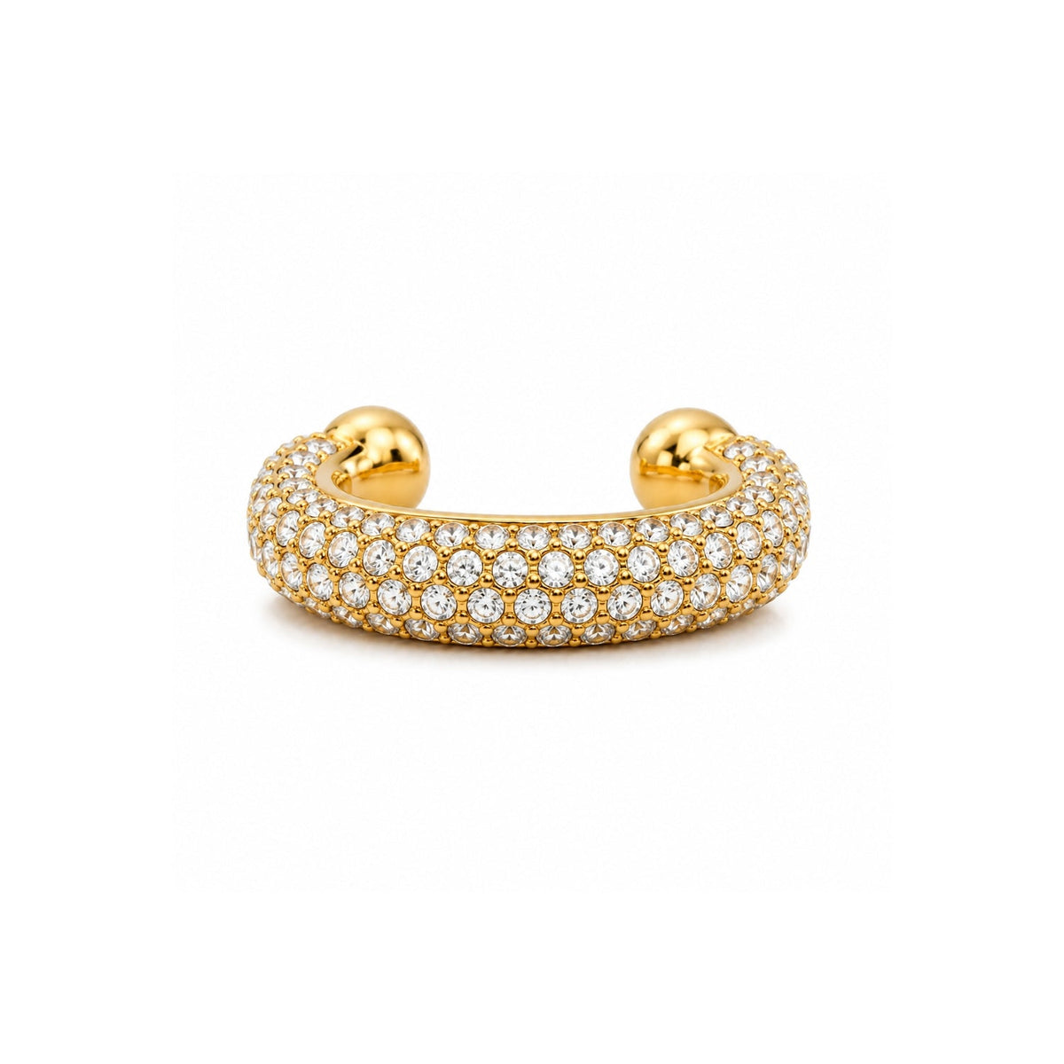 Fleur Pavé Ear Cuff