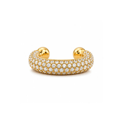 Fleur Pavé Ear Cuff