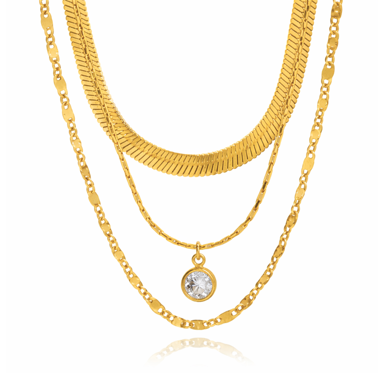 Roya Layered Chain Necklace