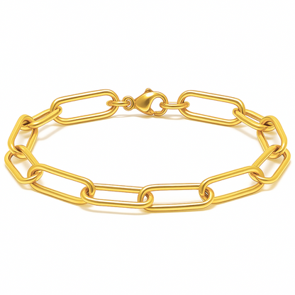 Carla Paper Clip Chain Bracelet