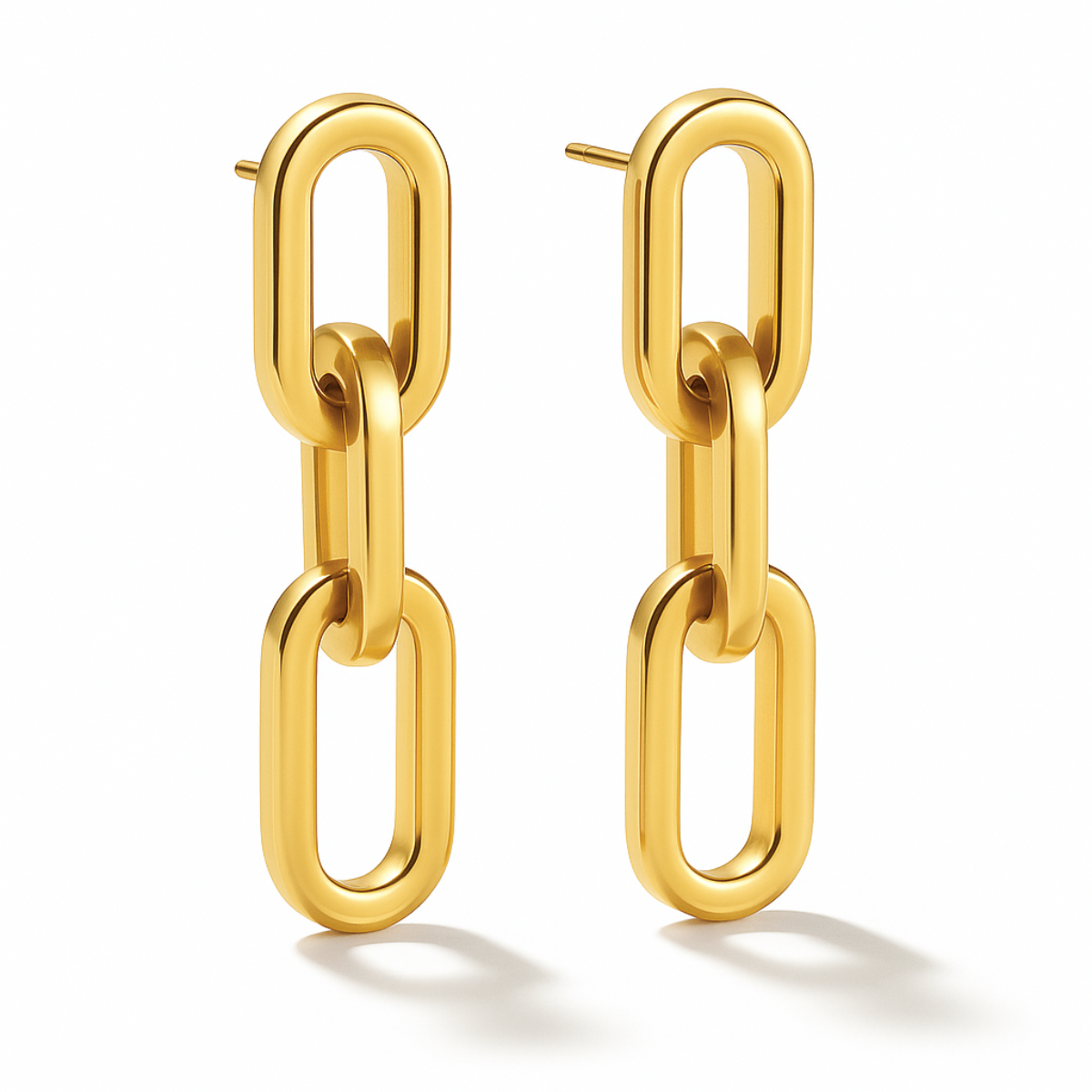 Gage Oversized Link Earring