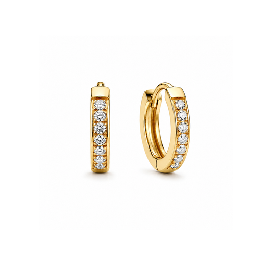 Tinsley Huggie Hoop Earring