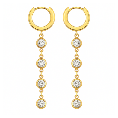 Cadence Huggie Drop Earring