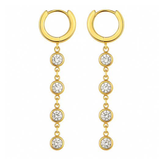 Cadence Huggie Drop Earring