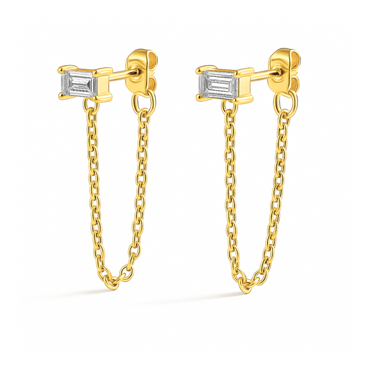 Bella Chain Stud Earring