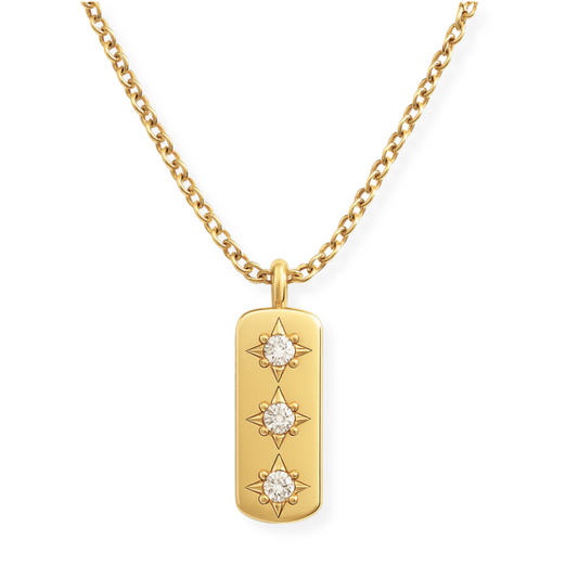 Coven North Star Tag Pendant Necklace