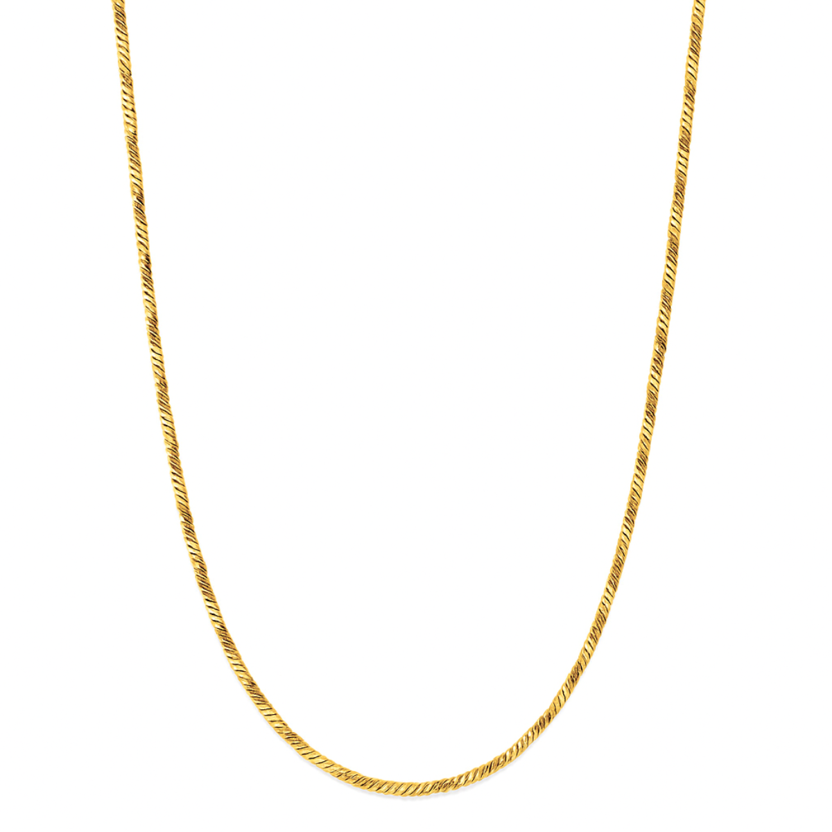 Piper Round Snake Chain Necklace