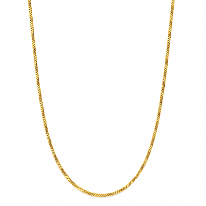 Piper Round Snake Chain Necklace