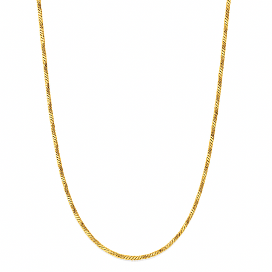 Piper Round Snake Chain Necklace