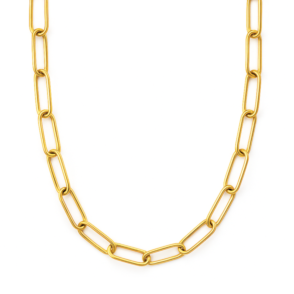 Carla Paper Clip Chain Necklace